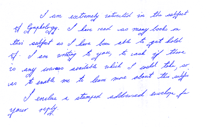 writing sample